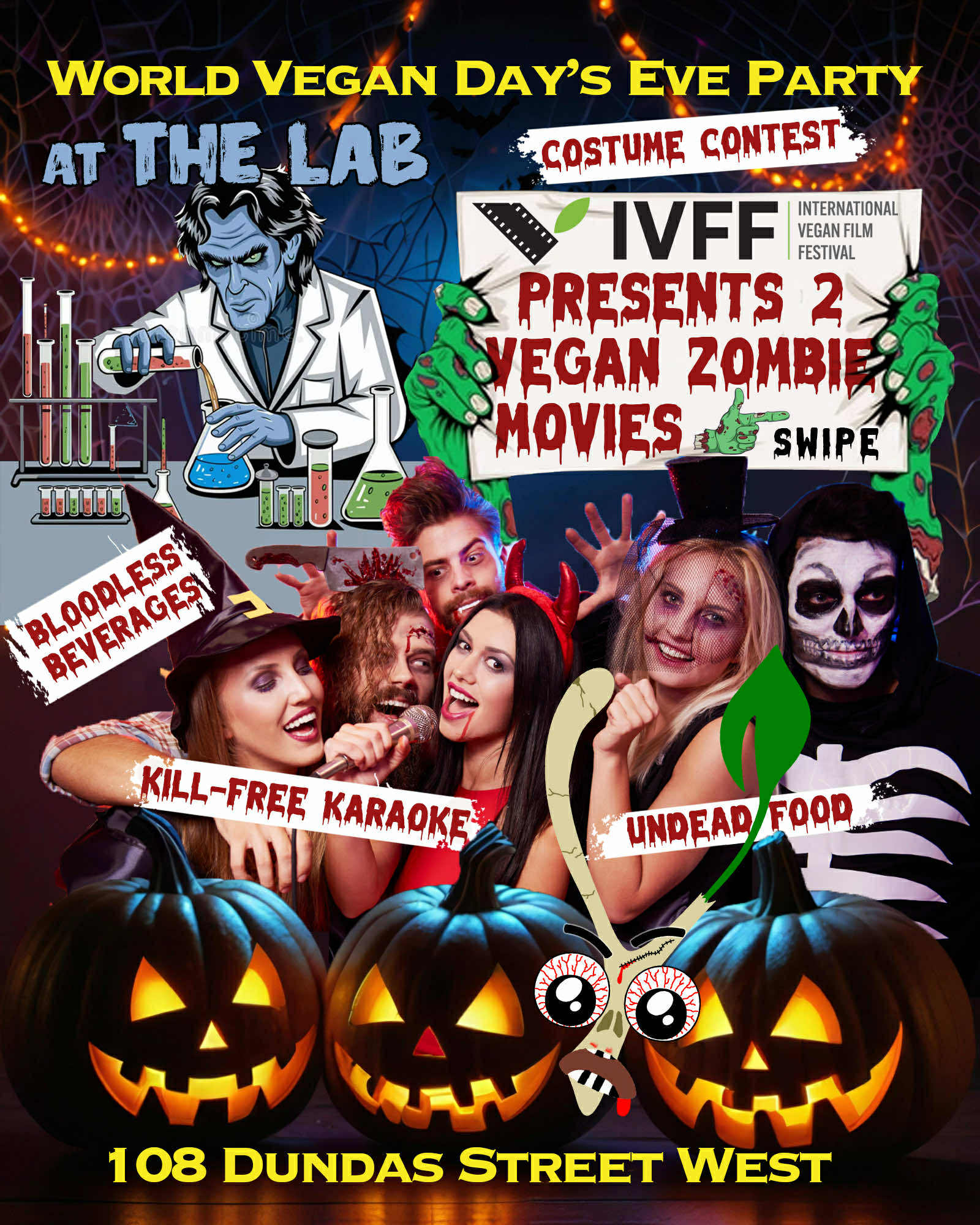 world vegans eve party