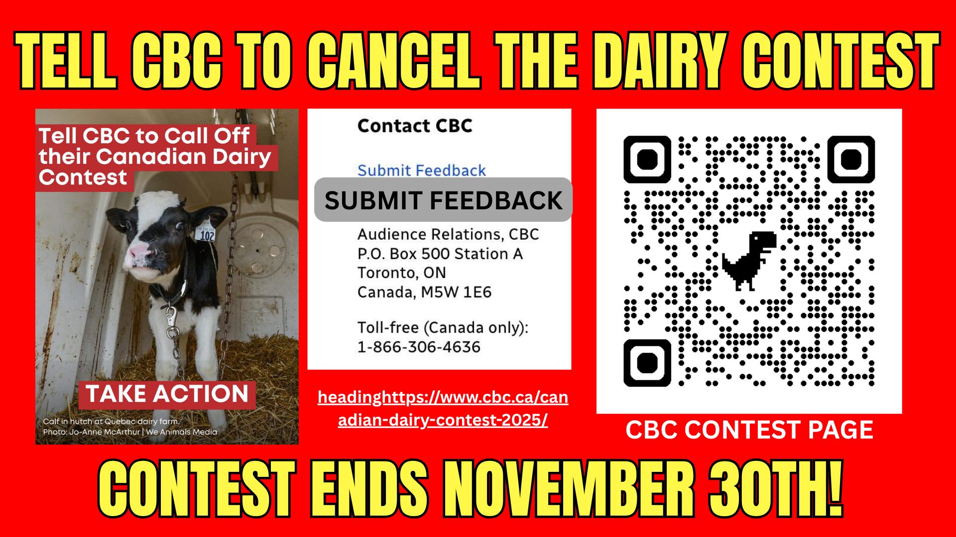 CBC drop the dairy contest