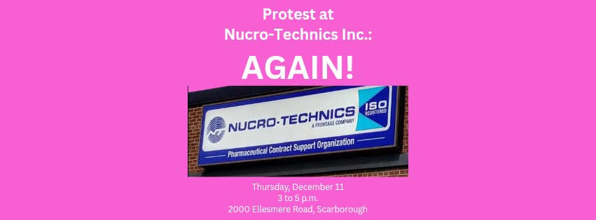 Nucro-Technics torture facility protest