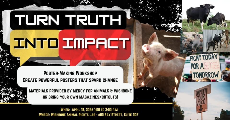 Activists protesting ag-gag laws with posters advocating animal rights and transparency in farming practices.