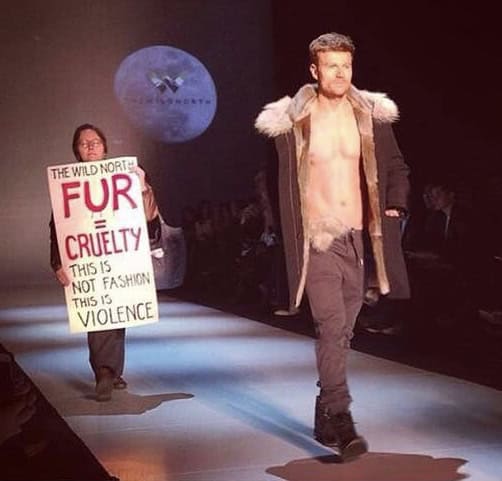Crashing a Toronto fashion show