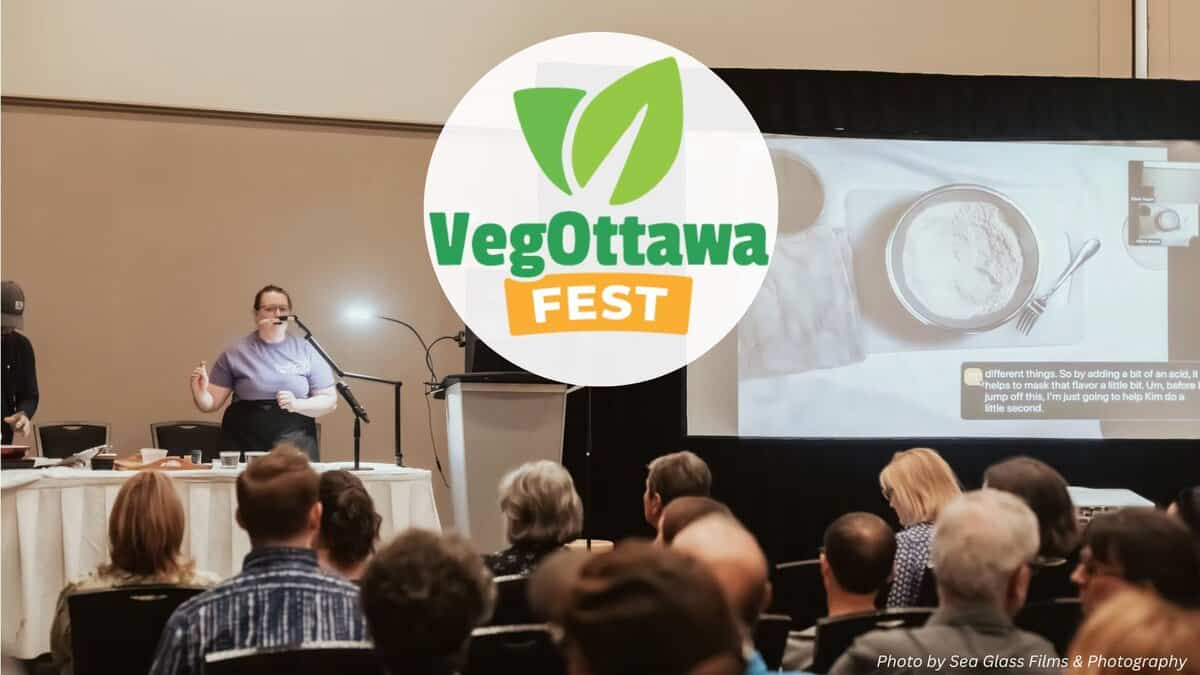 VegOttawa Fest event promoting plant-based living and animal rights awareness in Toronto.