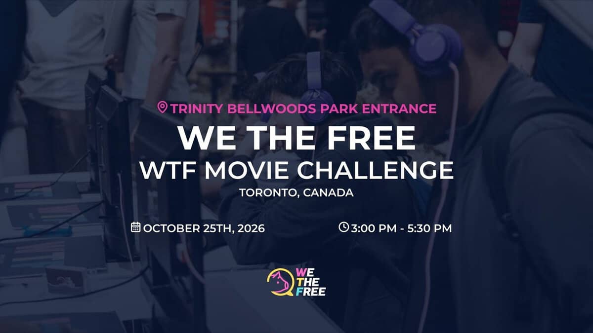 We The Free movie challenge Toronto October 25