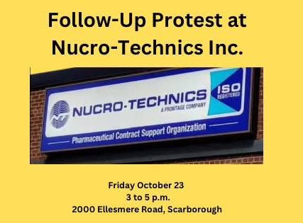 Nucro-technics protest